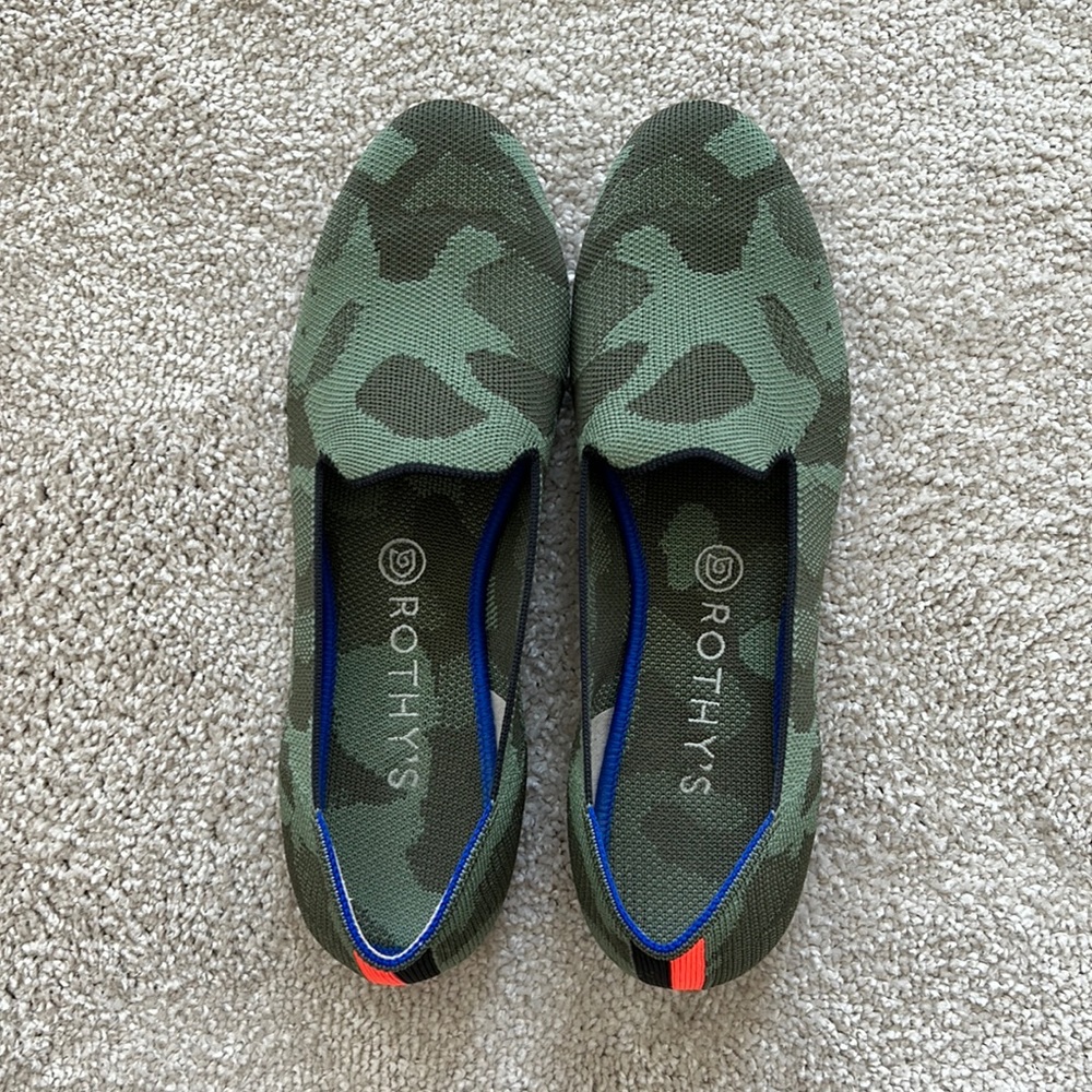 Rothy’s The Loafer Camo Size 10 - great condition